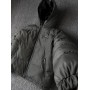 Комфортна куртка чоловіча пуховик тепла зима стьобана з капюшоном олівкова | Зимові чоловічі куртки